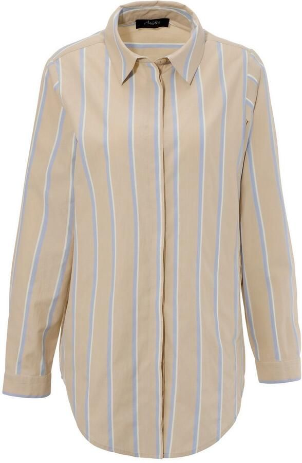 Aniston CASUAL Overhemdblouse in pastel gestreept dessin - Foto 6