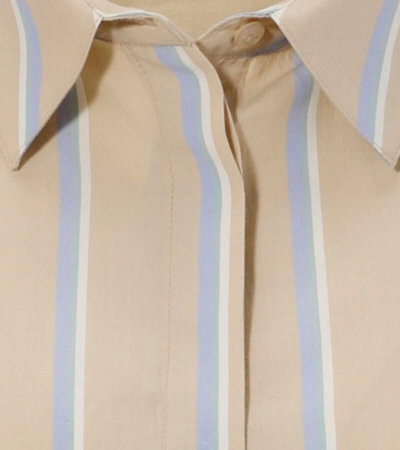 Aniston CASUAL Overhemdblouse in pastel gestreept dessin