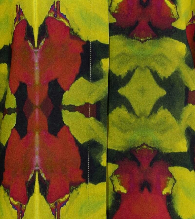 Aniston CASUAL Overhemdblouse met bloem batik-print elk stuk is uniek