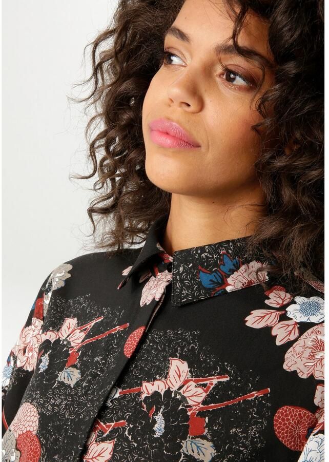Aniston CASUAL Overhemdblouse met extravagant grafische bloe print nieuwe collectie - Foto 2