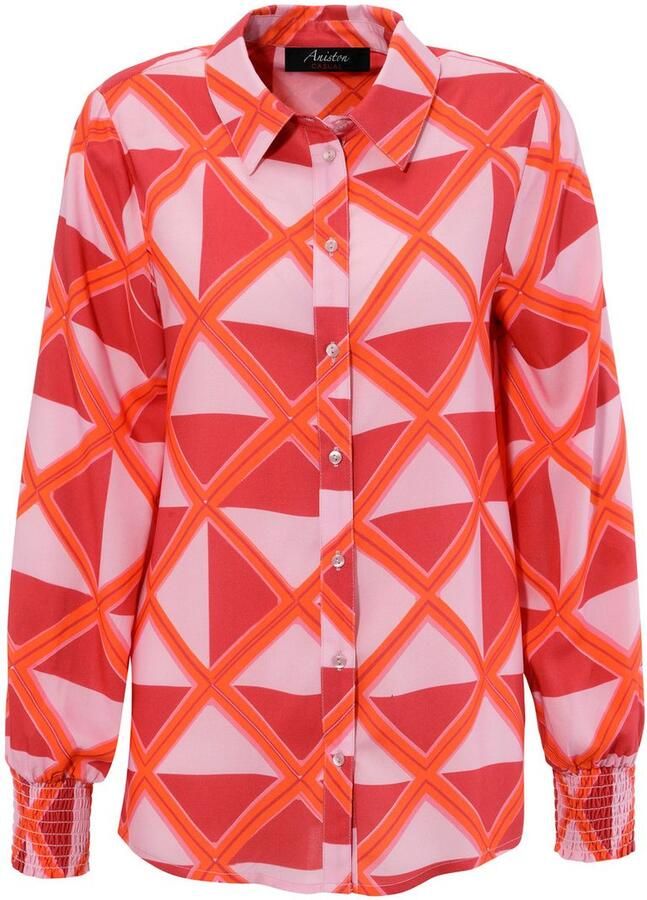 Aniston CASUAL Overhemdblouse met extravagante grafische druk - Foto 2