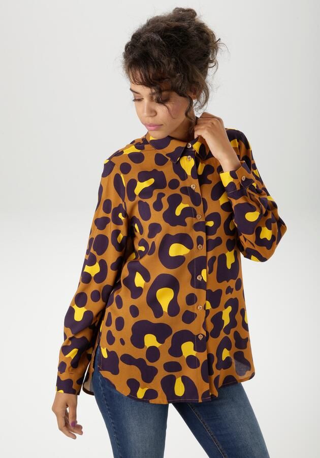 Aniston CASUAL Overhemdblouse met extravagante grafische print nieuwe collectie - Foto 7