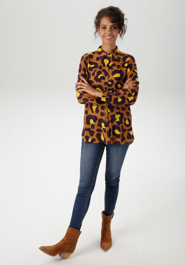 Aniston CASUAL Overhemdblouse met extravagante grafische print nieuwe collectie - Foto 5