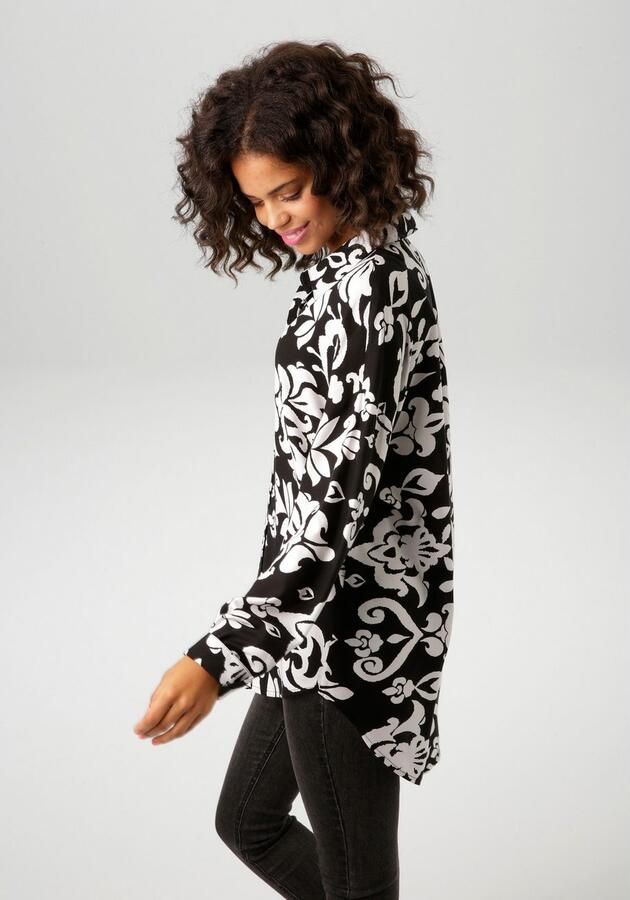 Aniston CASUAL Overhemdblouse met fantasierijke grootvlak print - Foto 4
