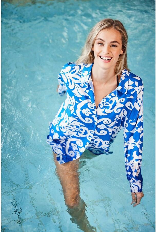 Aniston CASUAL Overhemdblouse met fantasierijke grootvlak print - Foto 7