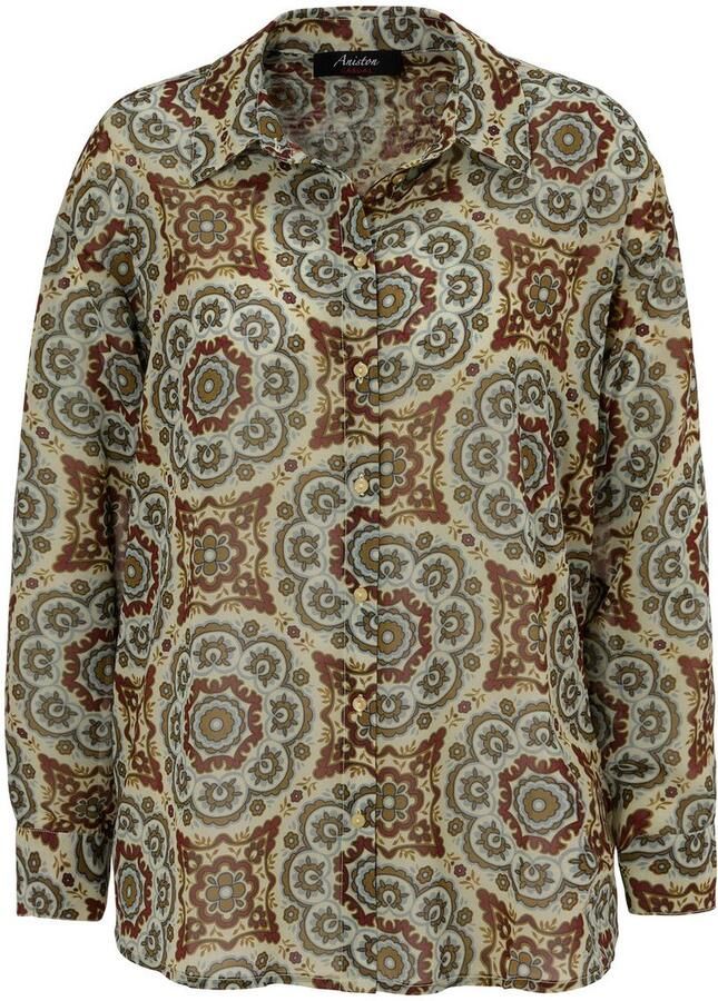 Aniston CASUAL Overhemdblouse met fantasierijke mandala-print - Foto 2