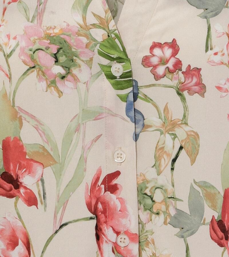 Aniston CASUAL Overhemdblouse met kleurharmonieuze kunstzinnige bloemenprint