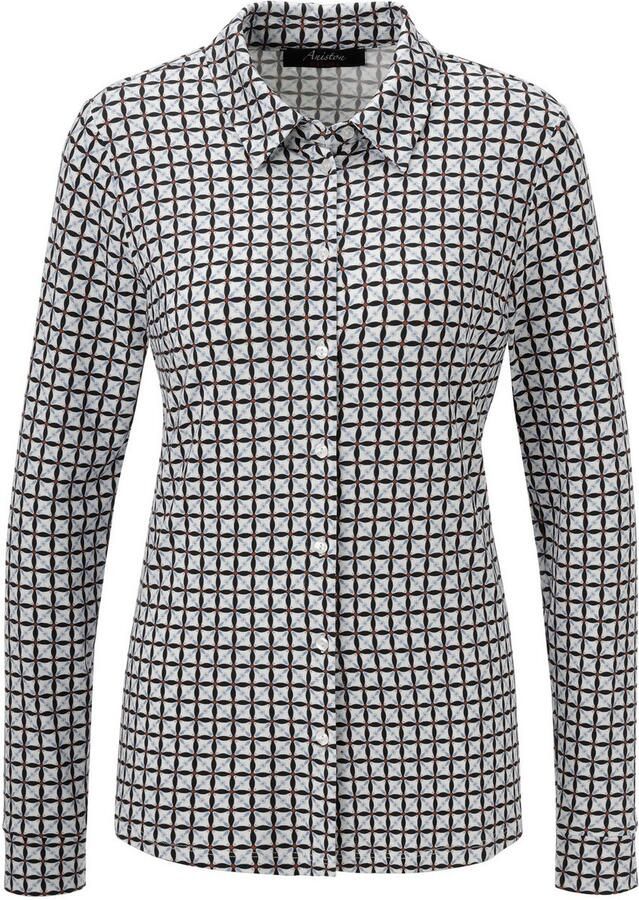 Aniston CASUAL Overhemdblouse met kleurharmonisch retro-patroon nieuwe collectie - Foto 2