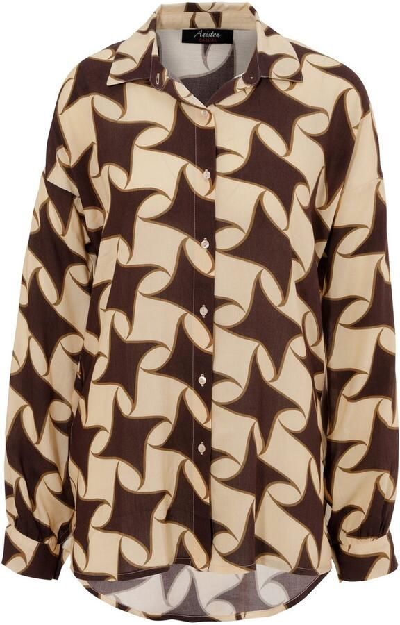 Aniston CASUAL Overhemdblouse met kleurharmonische grafische print - Foto 6