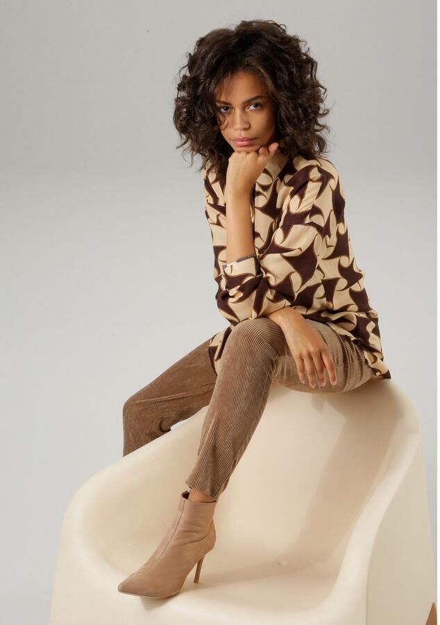 Aniston CASUAL Overhemdblouse met kleurharmonische grafische print - Foto 3