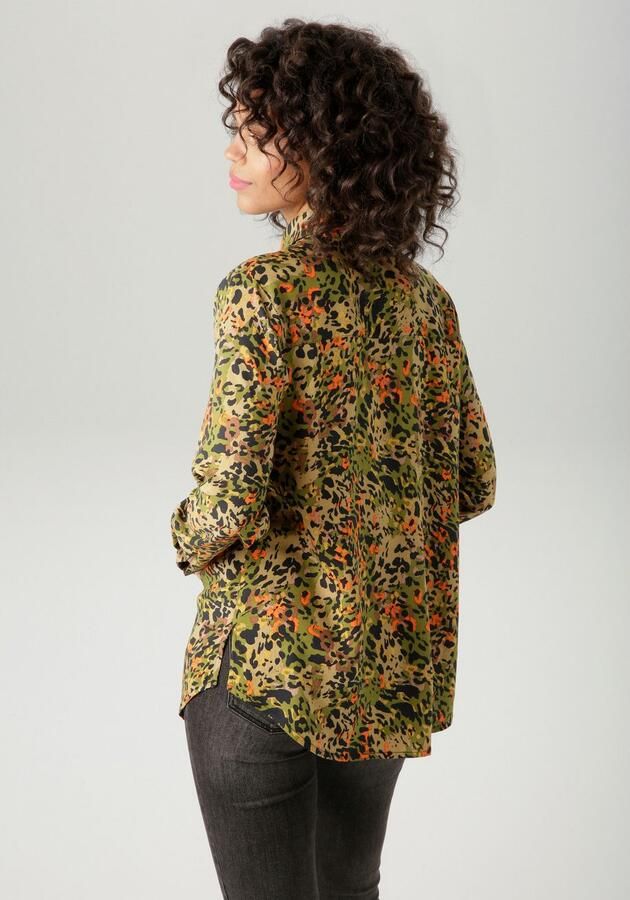 Aniston CASUAL Overhemdblouse met kleurrijke grafische alloverprint nieuwe collectie - Foto 3
