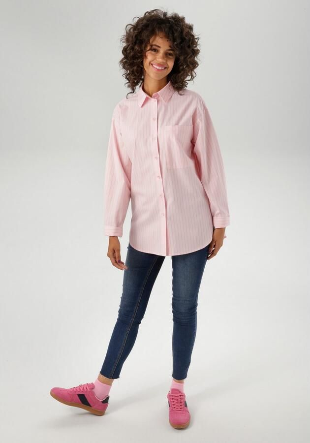Aniston CASUAL Overhemdblouse met streepdessin nieuwe collectie - Foto 6