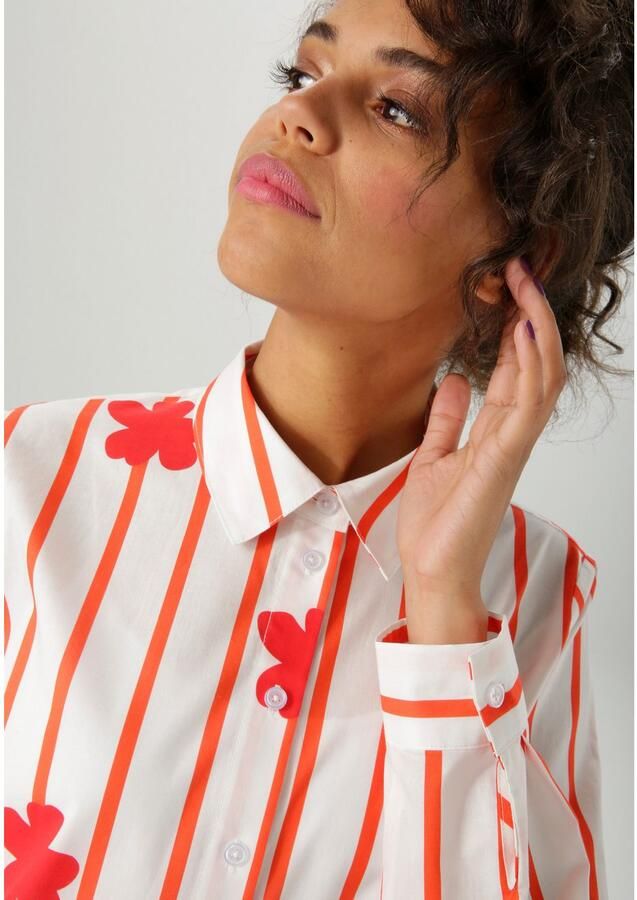 Aniston CASUAL Overhemdblouse versierd met strepen en bloe nieuwe collectie - Foto 2