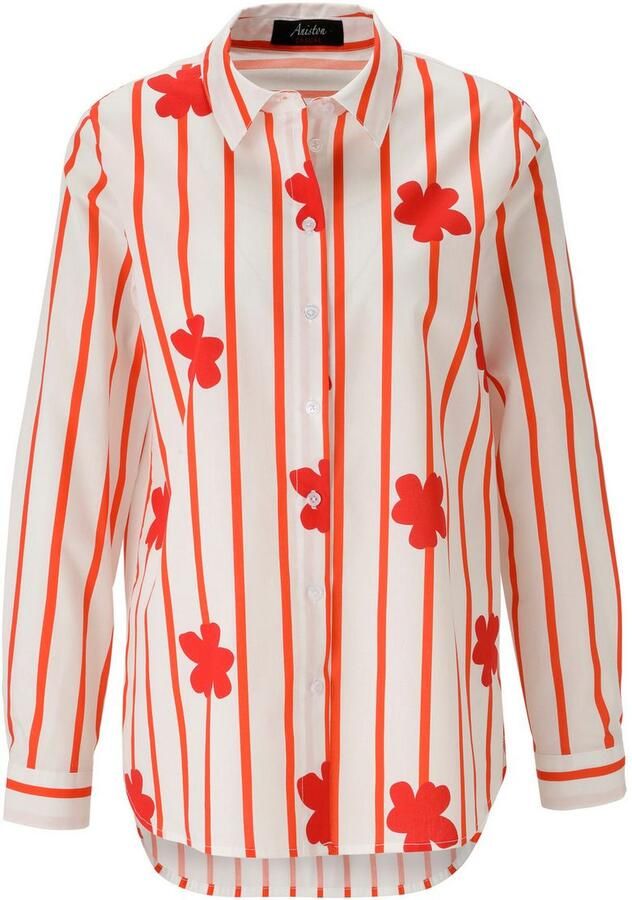 Aniston CASUAL Overhemdblouse versierd met strepen en bloe nieuwe collectie - Foto 3