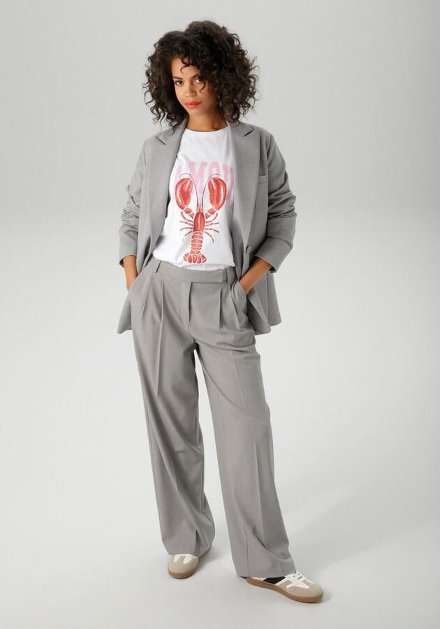 Aniston CASUAL Pantalon met bandplooien nieuwe collectie - Foto 4