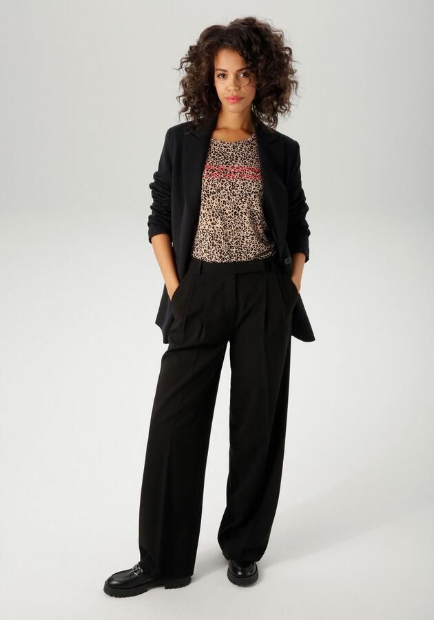 Aniston CASUAL Pantalon met bandplooien nieuwe collectie - Foto 4