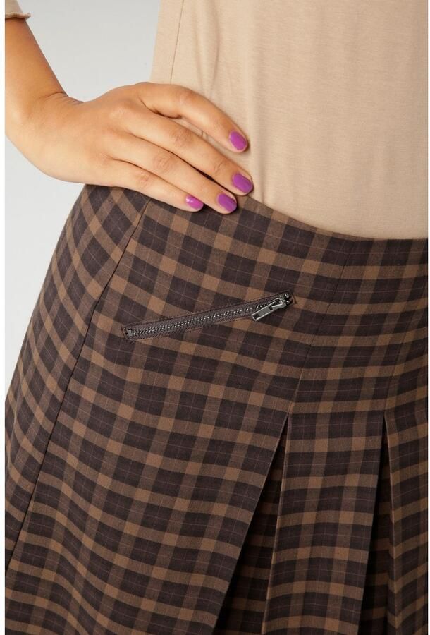 Aniston CASUAL Plooirok met een sierrits voor - Foto 4