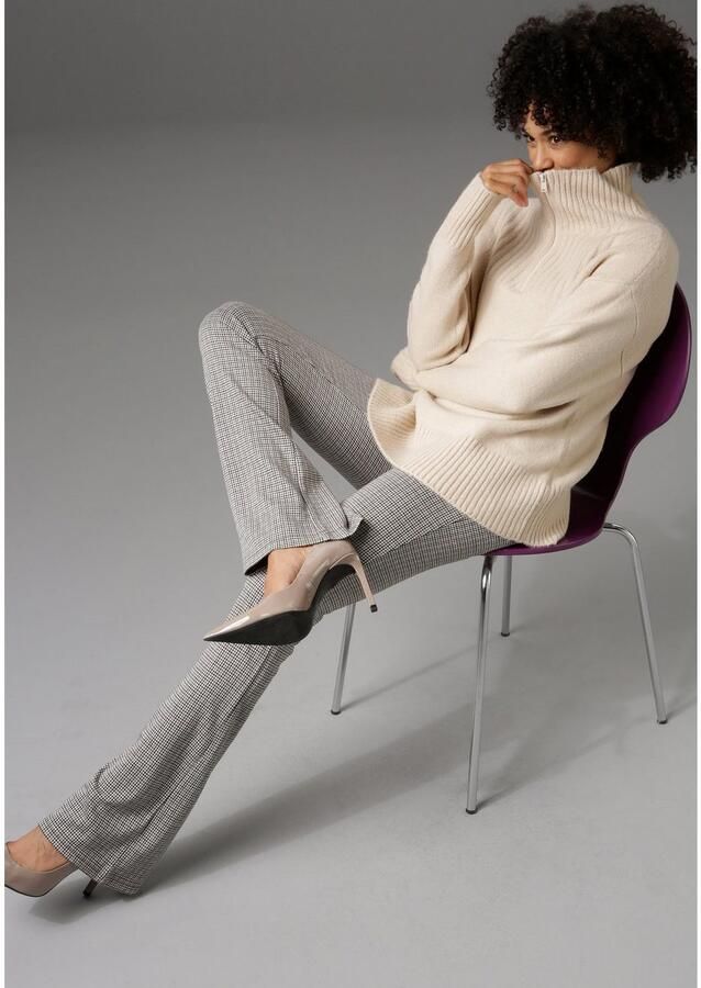 Aniston CASUAL Schipperstrui met een ritssluiting - Foto 2