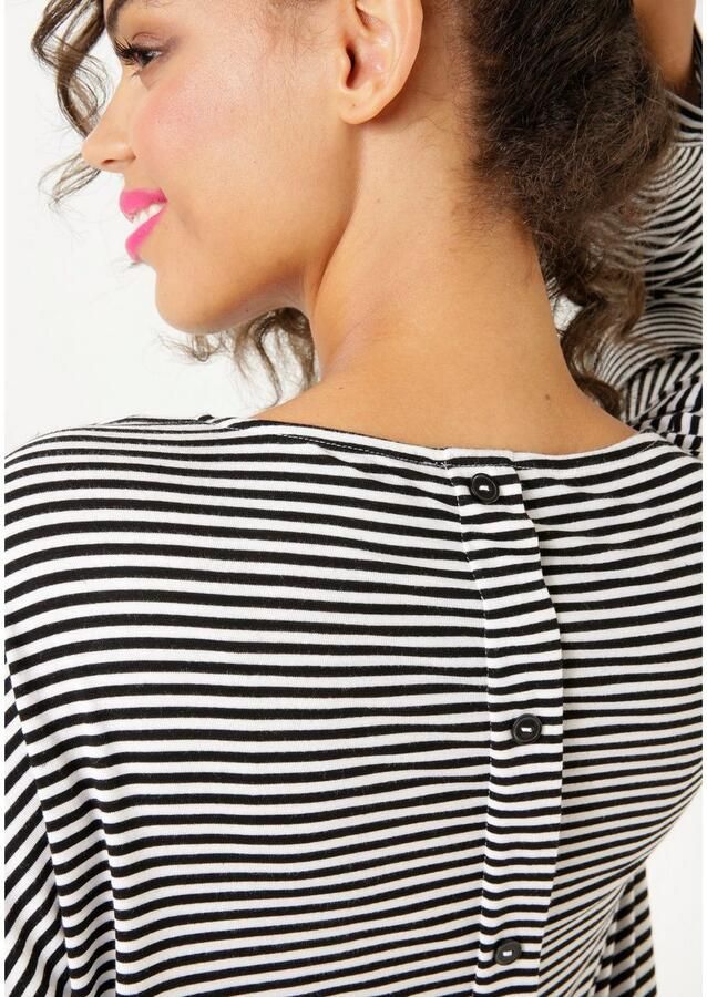 Aniston CASUAL Shirt met lange mouwen de clou: de nep-knopenrij aan de achterkant - Foto 2