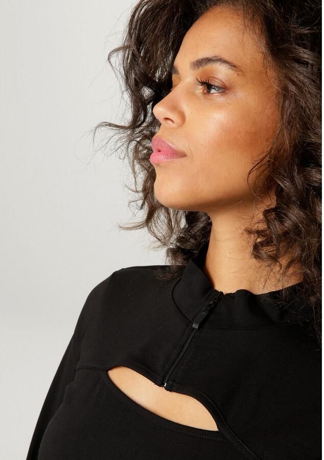 Aniston CASUAL Shirt met lange mouwen met verfijnd cut-out - Foto 3