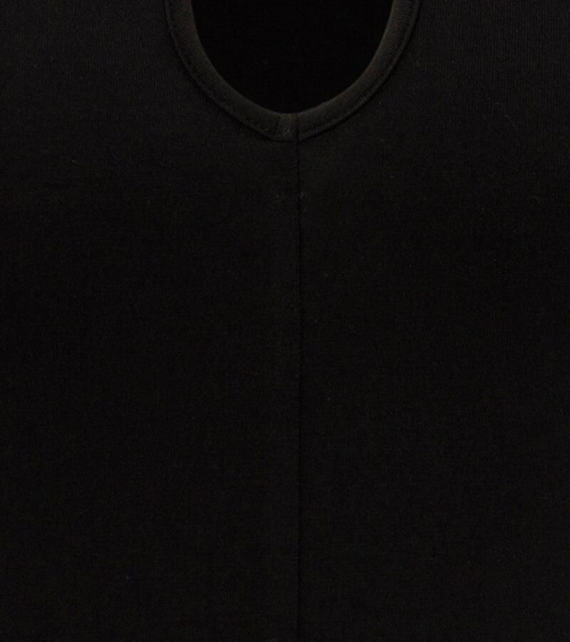 Aniston CASUAL Shirt met ronde hals voor verfijnd "gewikkeld" met druppeluitsnijding