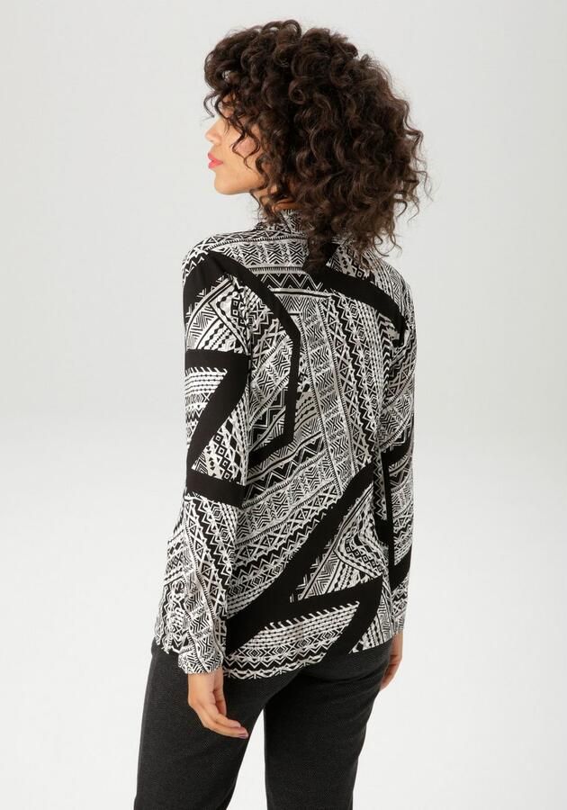 Aniston CASUAL Shirtblouse met grafische patroonmix elk deel uniek nieuwe collectie - Foto 4