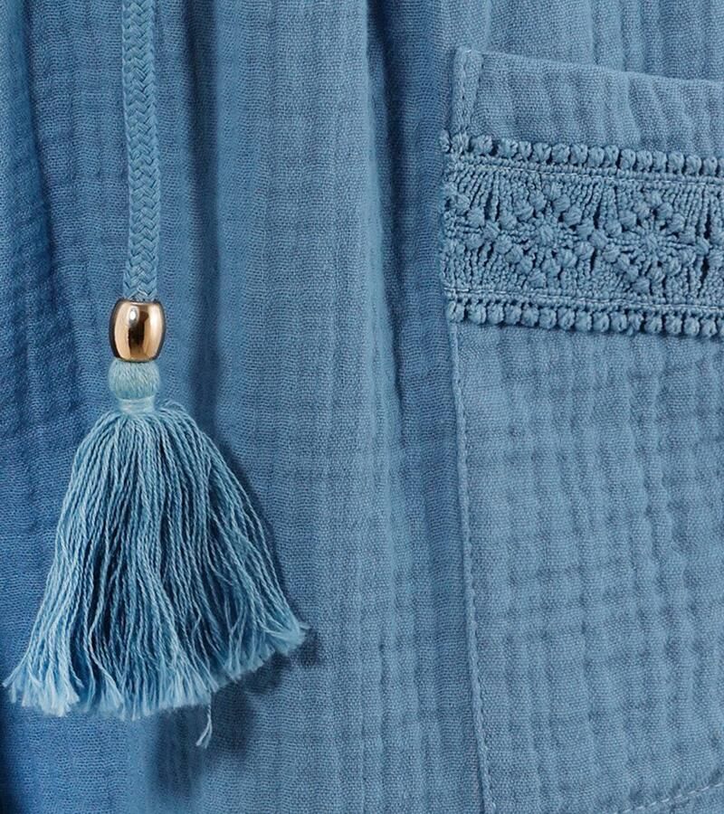 Aniston CASUAL Short versierd met haakapplicaties