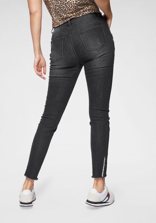 Aniston CASUAL Skinny fit jeans met vernietigde werking - Foto 13