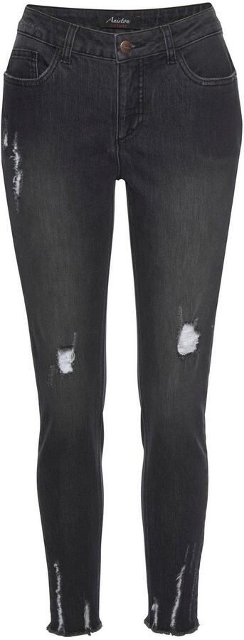 Aniston CASUAL Skinny fit jeans met vernietigde werking - Foto 11