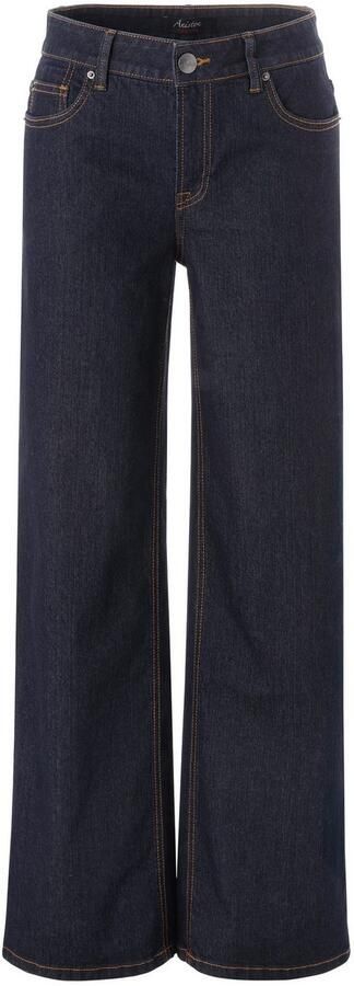 Aniston CASUAL Straight jeans met trendy wijd been - Foto 9