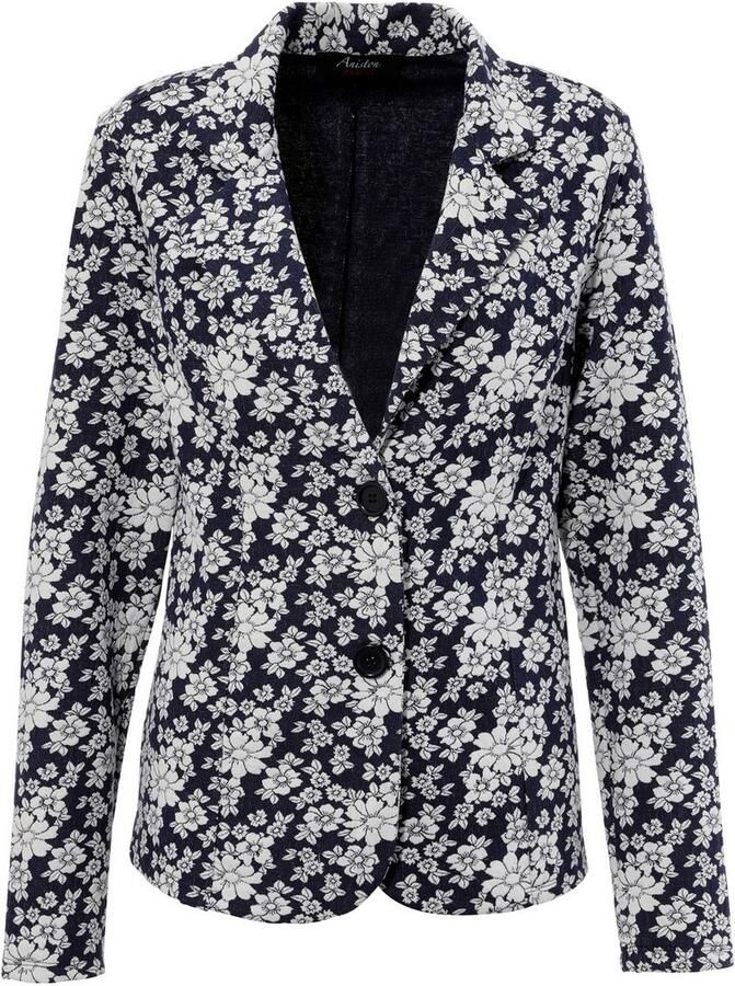 Aniston CASUAL Sweatblazer met expressief bloemenmotief - Foto 2