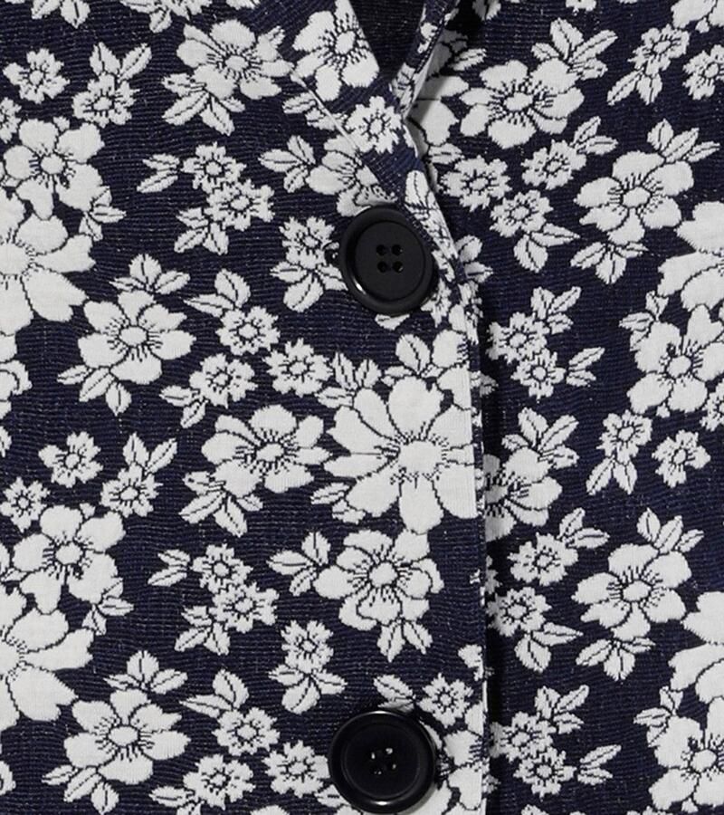 Aniston CASUAL Sweatblazer met expressief bloemenmotief