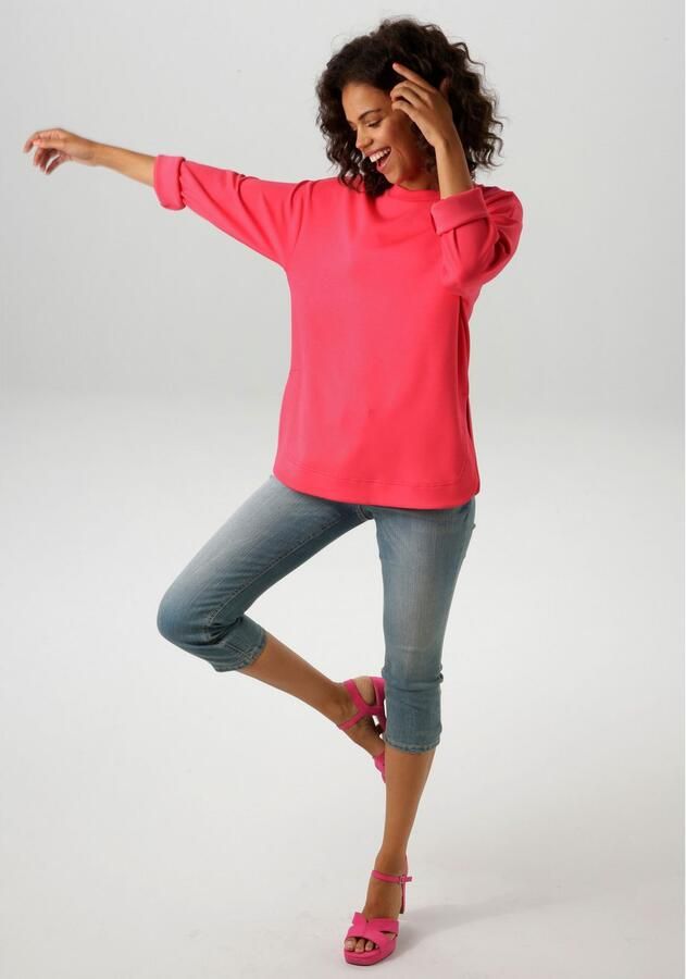 Aniston CASUAL Sweatshirt in trendy kleurenpalet - Foto 5
