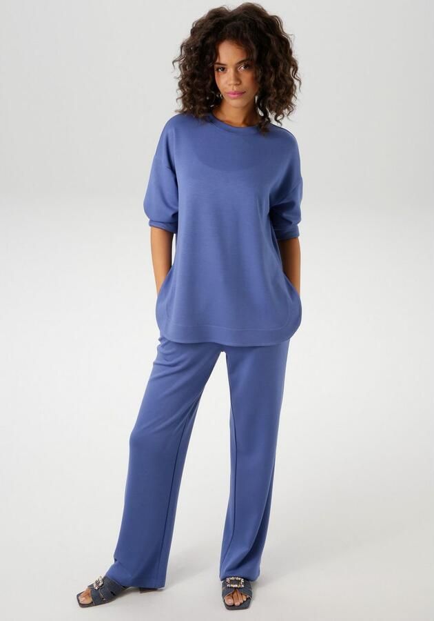 Aniston CASUAL Sweatshirt in trendy kleurenpalet - Foto 6