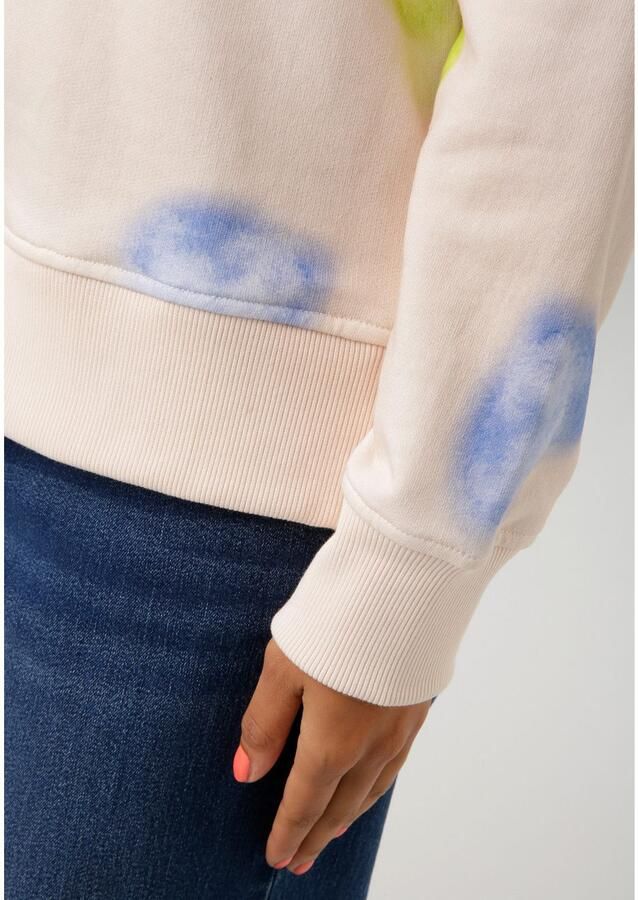 Aniston CASUAL Sweatshirt met batik-harten bedrukt - Foto 3