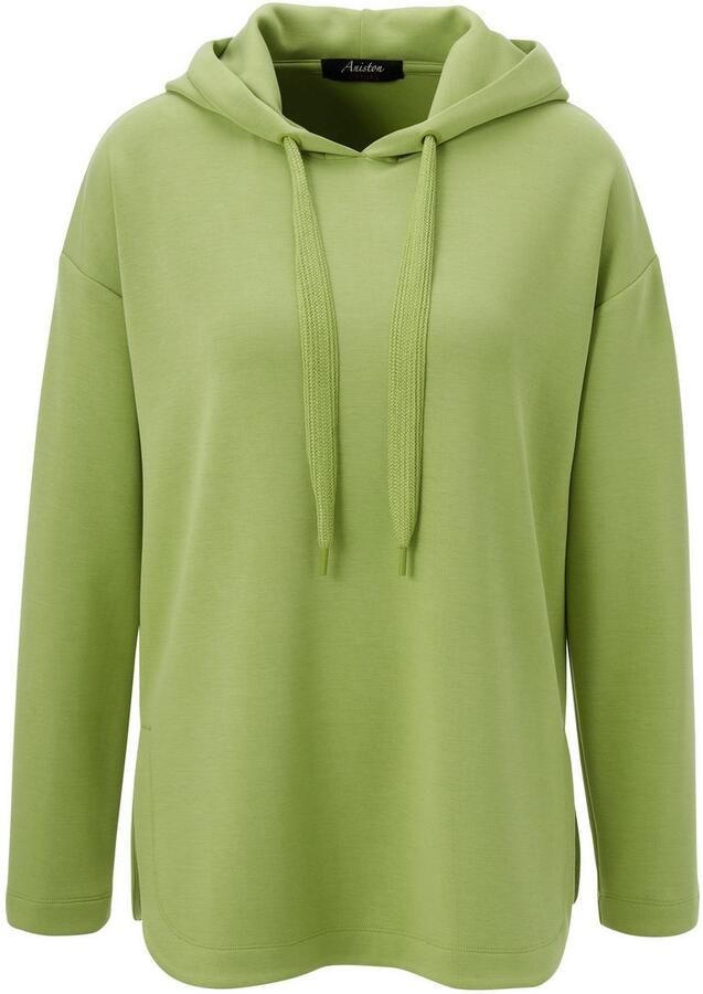 Aniston CASUAL Sweatshirt met bindband aan de capuchon nieuwe collectie - Foto 2