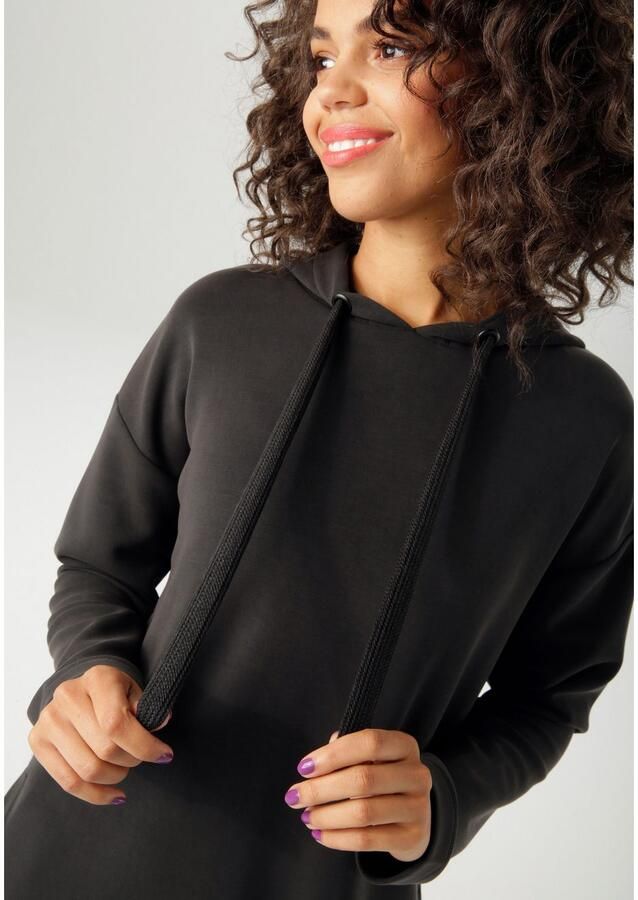 Aniston CASUAL Sweatshirt met bindband aan de capuchon nieuwe collectie - Foto 2