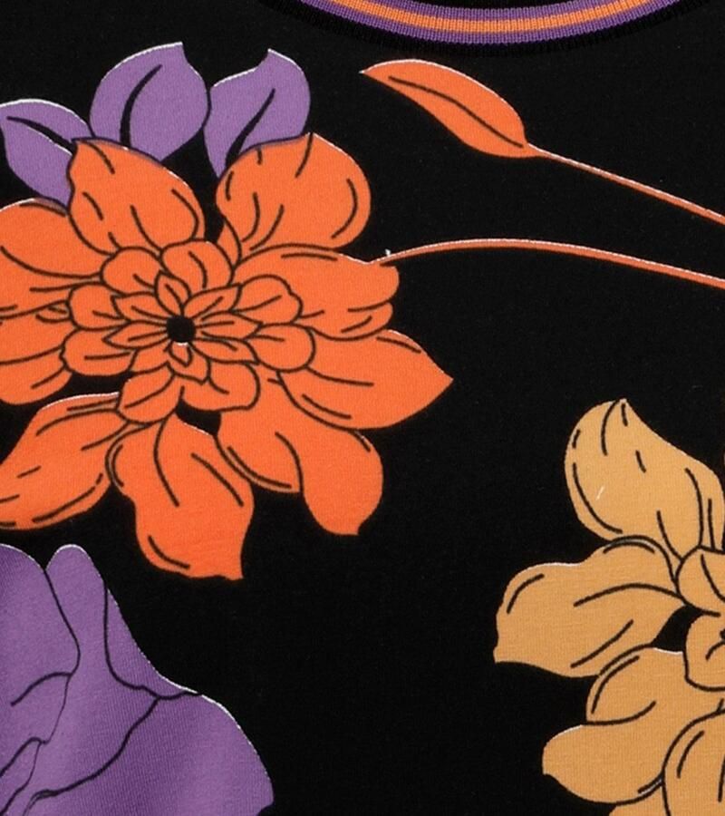 Aniston CASUAL Sweatshirt met grootvlak bloemen bedrukt