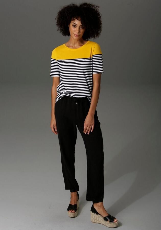 Aniston CASUAL T-shirt in marine-look - Foto 3