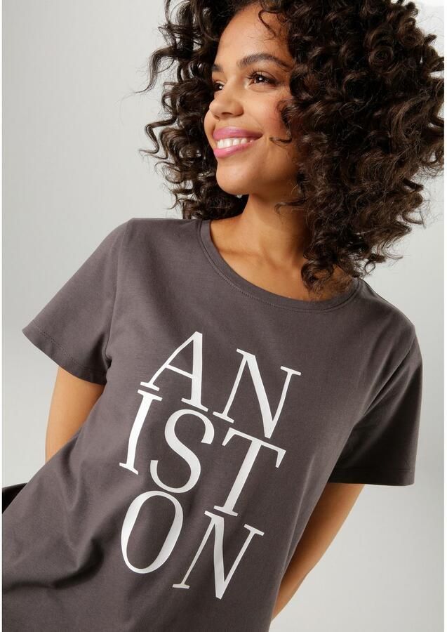 Aniston CASUAL T-shirt met aniston-opdruk - Foto 3