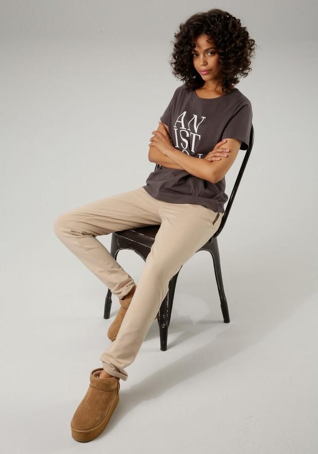 Aniston CASUAL T-shirt met aniston-opdruk - Foto 5