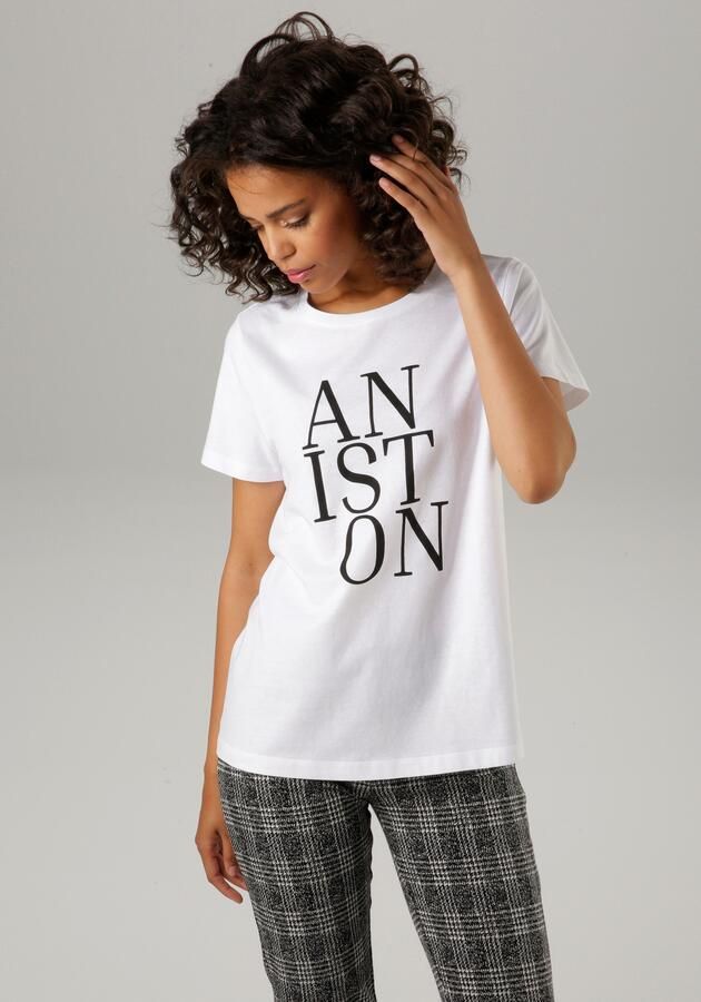 Aniston CASUAL T-shirt met aniston-opdruk - Foto 10