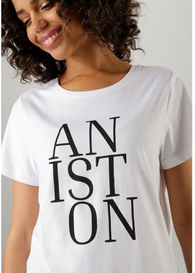 Aniston CASUAL T-shirt met aniston-opdruk - Foto 3