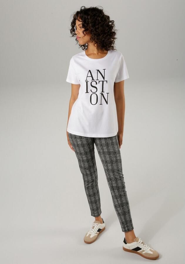 Aniston CASUAL T-shirt met aniston-opdruk - Foto 6