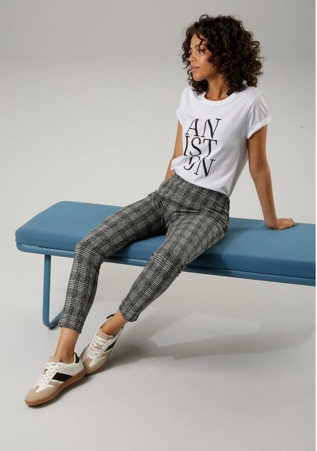 Aniston CASUAL T-shirt met aniston-opdruk - Foto 4