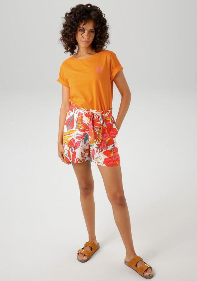 Aniston CASUAL T-shirt met grote statement-opschrift op de rug - Foto 5