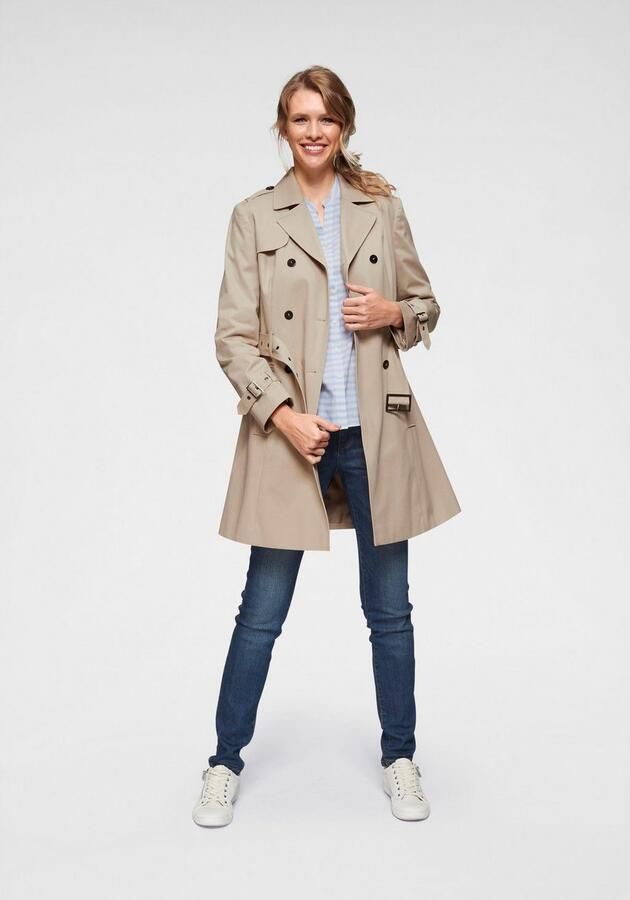 Aniston CASUAL Trenchcoat met riem voor het aanpassen van de wijdte - Foto 5