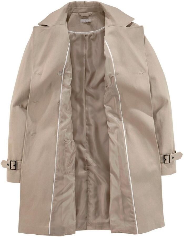 Aniston CASUAL Trenchcoat met riem voor het aanpassen van de wijdte