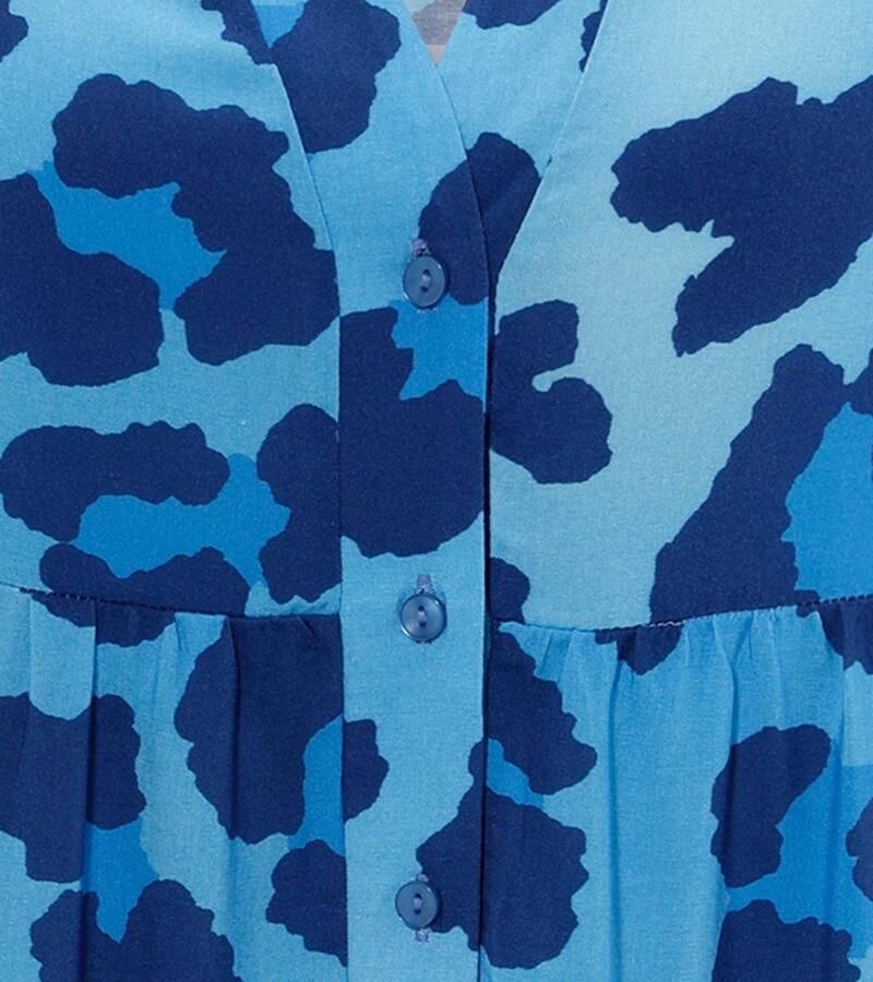 Aniston CASUAL Tuniekjurk met kleurrijke grafische bloemen bedrukt