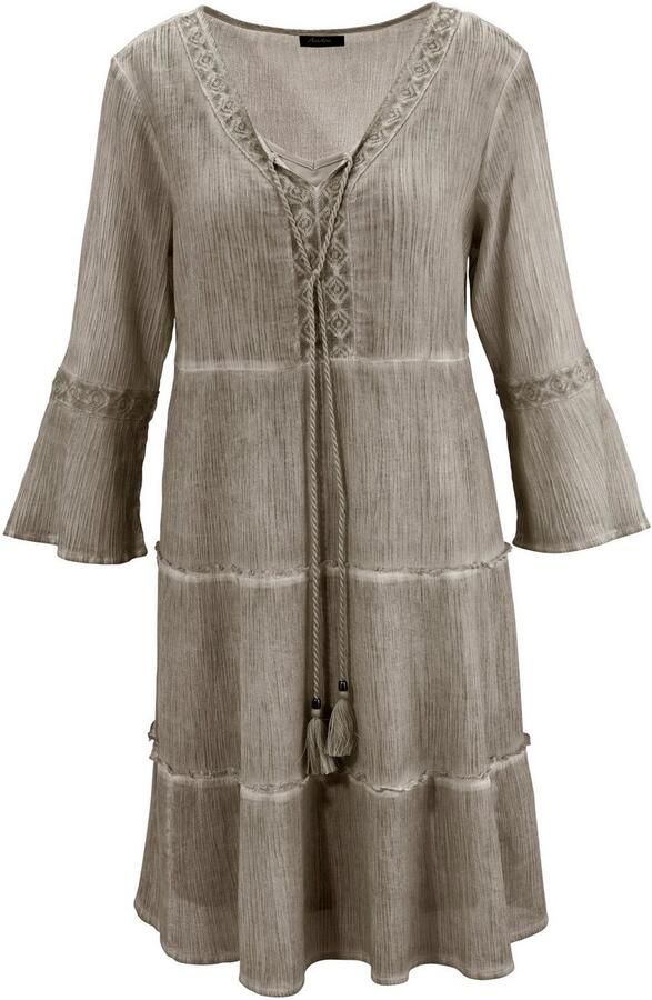 Aniston CASUAL Tuniekjurk met uitgebreide kantversiering (Met jersey onderjurk) - Foto 4